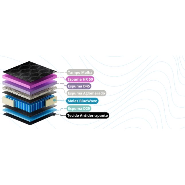 CONJUNTO BOX CASAL GAZIN PRIMELINE 158/35 CHUMB ESCURO