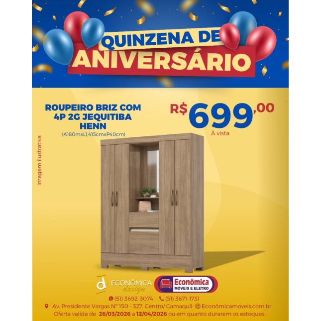 ROUPEIRO HENN BS07-198 JEQUITIBA BRILHO